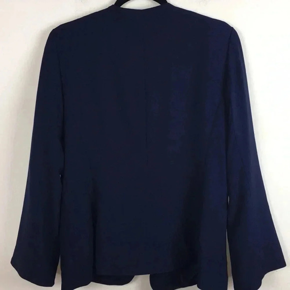 Adrienne Vittadini Navy Blue Blazer Size Large - Picture 4 of 4